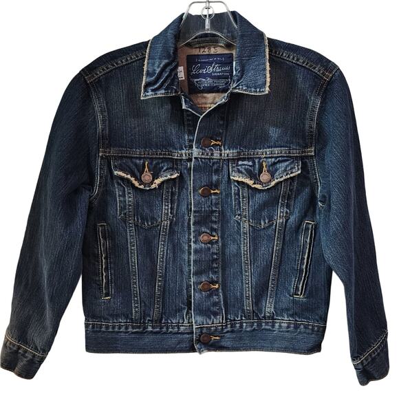 Para El Que Cree Todo Es Posible Custom Upcycled Vintage Levi's Jean Jacket, S - Picture 4 of 5